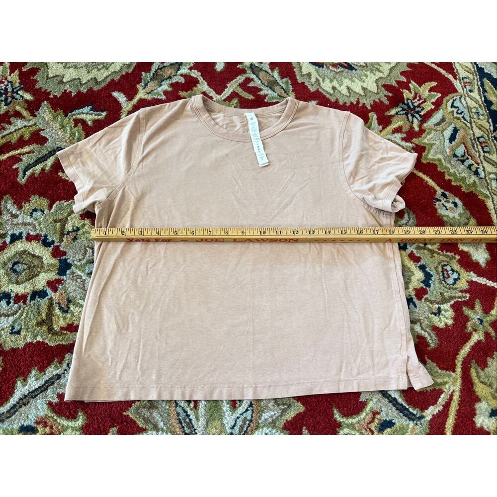 Lululemon Swiftly Tech/ Cotton Tee Shirt Lot Of 2 Women’s Size 8 Bundle Pink Top - Picture 13 of 13